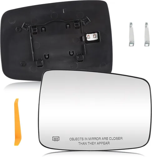 Vista 9 de Espejo Lateral Calentado para Conductor Izquierdo y Pasajero Derecho con Placa de Soporte Compatible con Dodge Ram 1500 2009-2017, Ram 2500