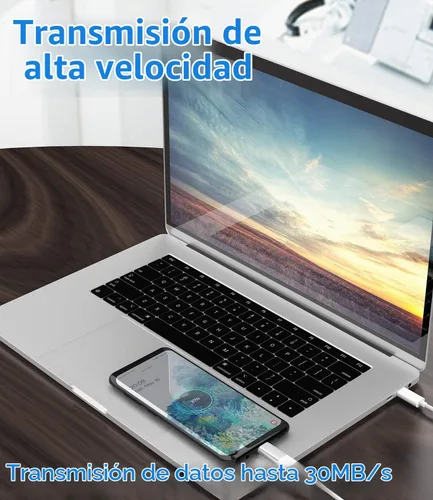 Vista 5 de Adaptador micro USB hembra a USB C macho (paquete de 3) compatible con Samsung Galaxy Note 10 S21 S20 Pixel 5XL iPad Pro Air4 LG Ultra Z Flip