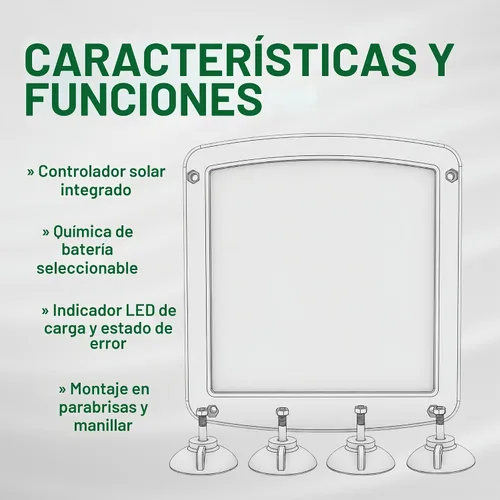 Vista 7 de Battery Tender Cargador de batería de panel solar de 5 vatios de 12 V con controlador de carga – IP67 resistente a la intemperie – Montaje
