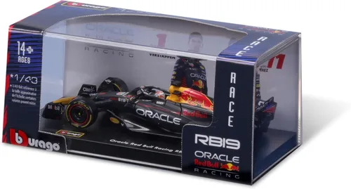 Vista 8 de 1:43 Race Oracle Red Bull Racing RB19 (2023) w/Driver - Vista #1