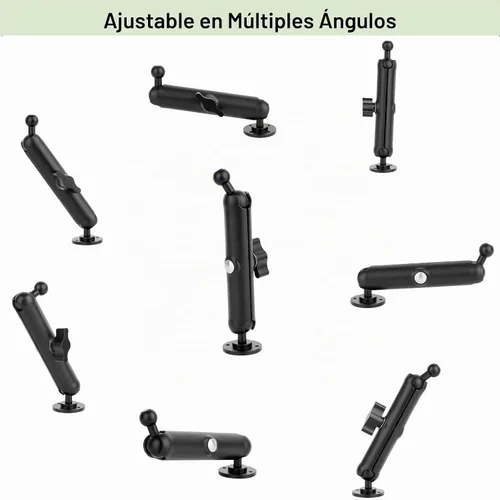 Vista 7 de Mippko Soporte de pared para camión, coche, barco, pared, escritorio, compatible con iPhone/Nexus/HTC/LG/Huawei/teléfonos inteligentes, ajuste