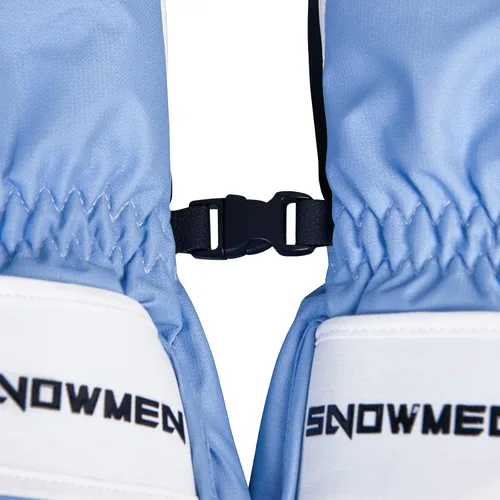 Vista 4 de Durio Guantes de esquí para mujer, impermeables, cálidos, para hombres y mujeres, guantes de nieve antideslizantes para invierno, guantes