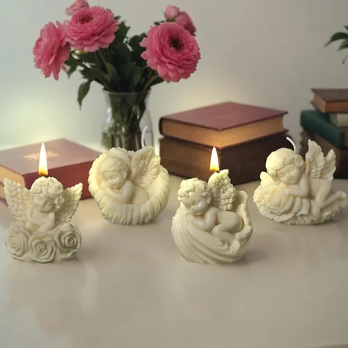 Vista 5 de Molde de silicona Nighthawk - Moldes de fundición de resina de silicona para velas y resina y jabón