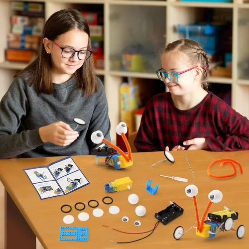Vista 6 de Juego de 4 kits de robot a granel para niños, juguetes de construcción STEM