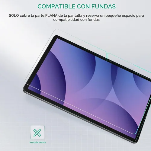 Vista 6 de apiker Paquete de 2 protectores de pantalla para Galaxy Tab S10 Plus/S9 Plus/S9 FE+/S7 FE