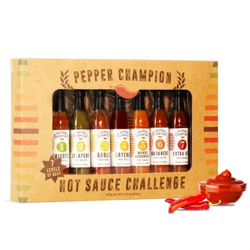 Vista 9 de Set de regalo de variedad de salsa picante estilo mexicano Aztecs Revenge - 10 botellas de salsa picante