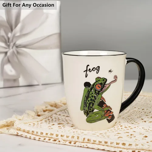 Vista 5 de Taza de cerámica que cambia de calor, taza de café divertida para mamá, papá, taza de té de porcelana, regalos para hombres y mujeres, cumpleaños