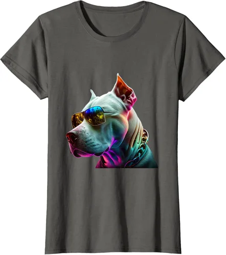 Vista 7 de Dogo Argentino Dogs Dogo Argentinos Camiseta, Negro