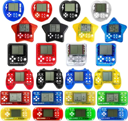 Vista 7 de Recuerdos de fiesta de videojuegos para niños, mini llavero de juego para fiestas de arcade, suministros de cumpleaños, suministros de fiesta