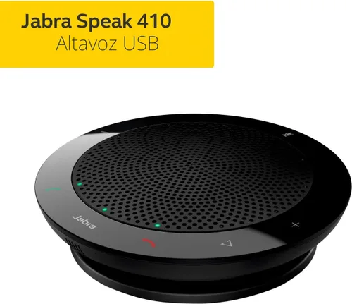 Vista 3 de Jabra – bocinas USB para Skype, Negro