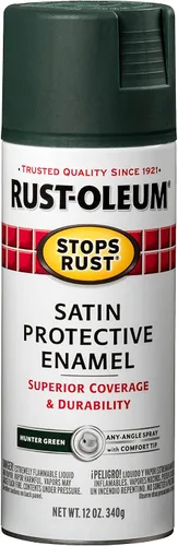 Vista 93 de Rust-Oleum 7776830 - Pintura en aerosol para prevención del óxido, 12 onzas, negro plano
