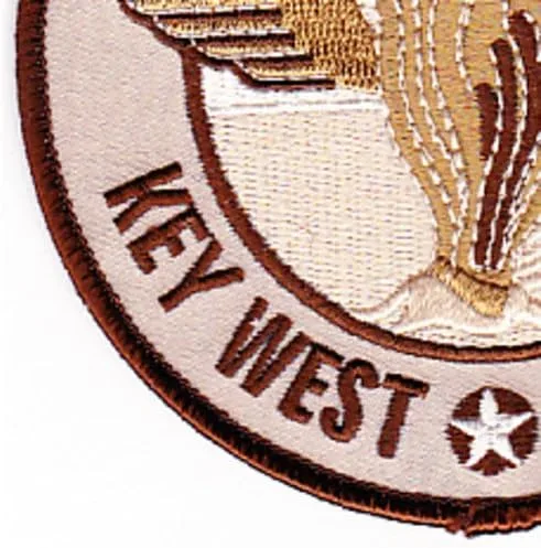 Vista 5 de Naval Air Station nas Key West Florida desierto parche