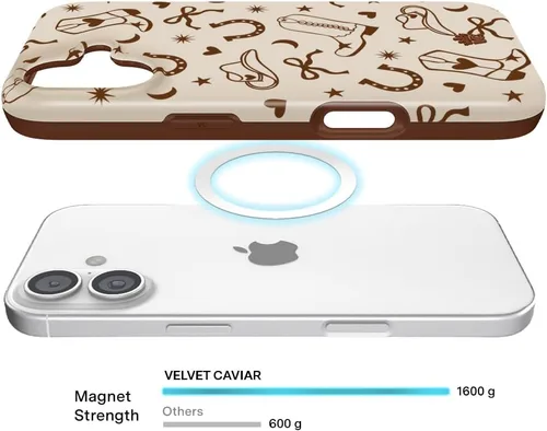 Vista 1192 de VELVET CAVIAR Funda para iPhone 15, compatible con MagSafe, probada contra caídas de 10 pies, fundas protectoras de diseño, leopardo color rosa
