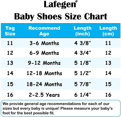 Vista 6 de LAFEGEN Zapatos para caminar para bebé, niño, niña, antideslizantes, suela suave, para bebés, recién nacidos, mocasines para primeros pasos