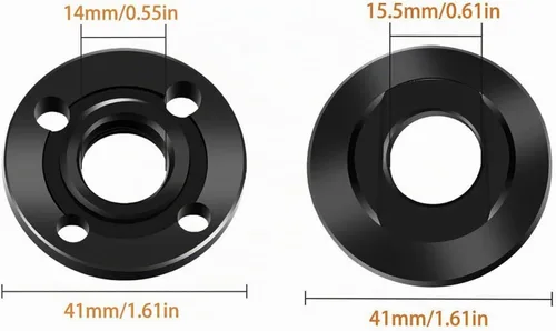 Vista 2 de 1934654 Tuerca de bloqueo para sustituye 4.5" 5" 5/8-11 Makita 1934654 193465-4 224568-4 GA4530 9564PC
