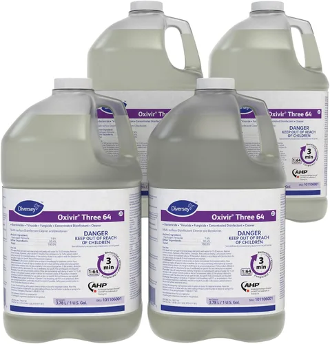 Vista 5 de Oxivir Diversey Three 64 Limpiador desinfectante, SmartDose, 1.4 L