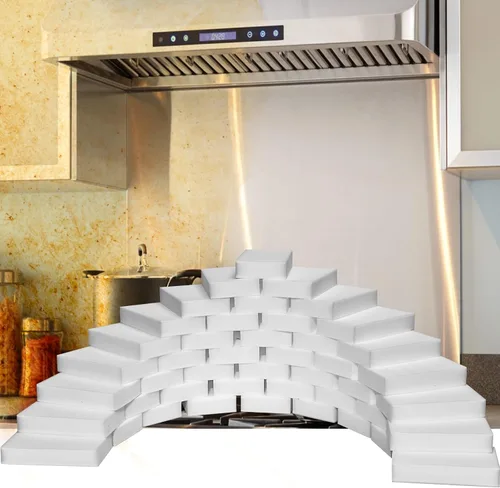 Vista 10 de Esponja mágica borrador de 2X densidad, esponja de melamina multifuncional para limpieza del hogar, platos de cocina, muebles, esponjas de limpieza