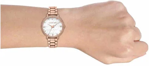 Vista 5 de Michael Kors Pyper - Reloj de acero inoxidable con tres manecillas