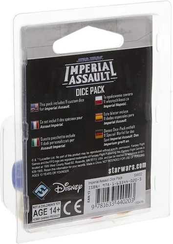 Vista 2 de Juego de mesa Star Wars Imperial Assault PAQUETE DE DADOS - Épico juego de estrategia de miniaturas de ciencia ficción para niños y adultos, a