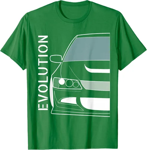 Vista 5 de Camiseta Evo 8 Design Turbo JDM Classic Legends, Negro, S