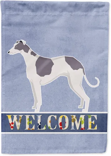 Vista 115 de Caroline's Treasures CK3704GF Bandera de jardín de bienvenida de Akita Shepherd Black and Tan - Bandera decorativa para patio exterior, patio