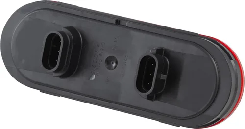 Vista 2 de Grote 54702 Luces LED Ovaladas de 6" de Parada, Trasera y Giro con Respaldo Integrado, Carcasa Rígida Integrada Rojo