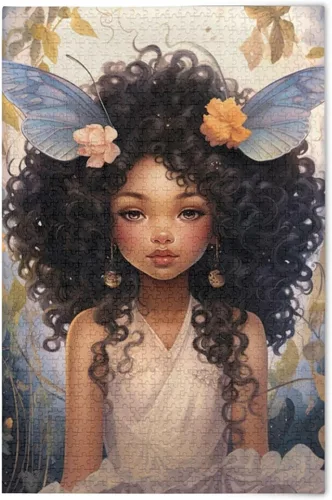 Vista 25 de Rompecabezas de 1000 piezas para adultos American African Black Girl Wood Puzzles Educativo Cerebro 21216876 Chica negra africana americana 21216876