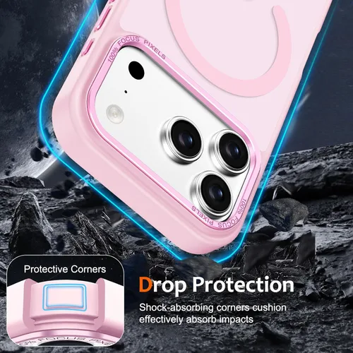 Vista 469 de Anuck - Funda magnética para iPhone 11 compatible con MagSafe, carcasa trasera mate translúcida dura, borde de TPU, delgada, resistente a impactos
