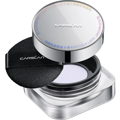 Vista 12 de CARSLAN 1.0 Soft Focus Polvo Fijador Suelto, Impermeable, Mate, Control de Grasa, Sin Brillo, Maquillaje de Polvo Facial Sin Talco, Polvo de Acabado