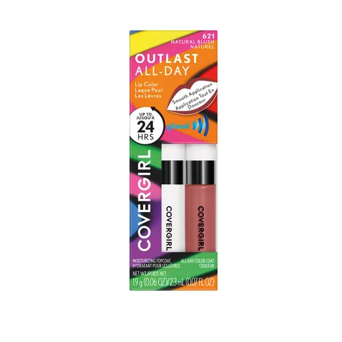 Vista 55 de COVERGIRL Outlast All-Day Lip Color With Topcoat 005 All-Star, 0.31 fl oz