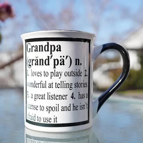 Vista 6 de Cottage Creek - Taza de café de cerámica para abuelos en caja de regalo de 16 onzas, regalos para abuelos nuevos, regalos para abuelo de parte