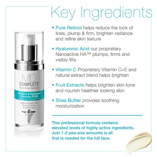 Vista 3 de Crema de MD Complete antiarrugas y brillos