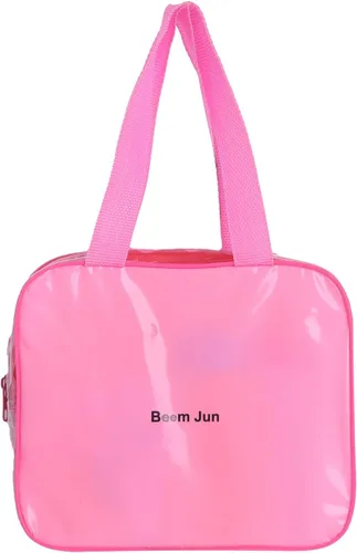 Vista 6 de Juego de accesorios de biberones para muñecas de bebé, 2 botellas de leche y 2 botellas de jugo y 2 chupetes de juguete (rosa)