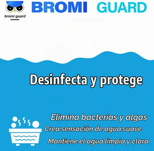 Vista 4 de Tabletas de bromo de 1 pulgada y 2.5 libras para spa, jacuzzi, pestañas químicas, tabletas bromantes, spa, bañera de hidromasaje, desinfectante