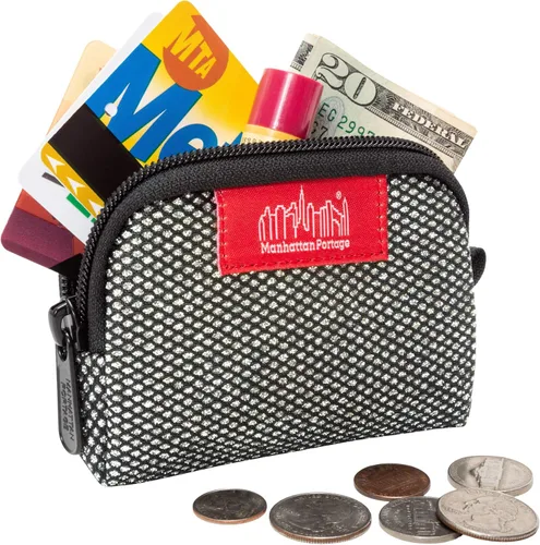 Vista 2 de Manhattan Portage Monedero Midnight, Gris oscuro, Monedero de medianoche