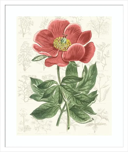 Vista 19 de Amanti Art Vision Studio - Lienzo decorativo para pared, 24 x 20 pulgadas, diseño de jardín de flores de peonía, arte de pared de flores, decoración