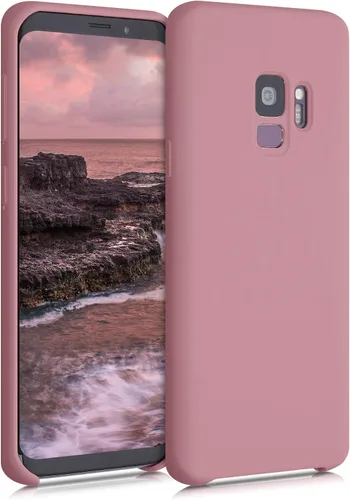 Vista 66 de kwmobile Funda compatible con Samsung Galaxy S9 - Funda de silicona TPU con acabado suave - Blue Reef