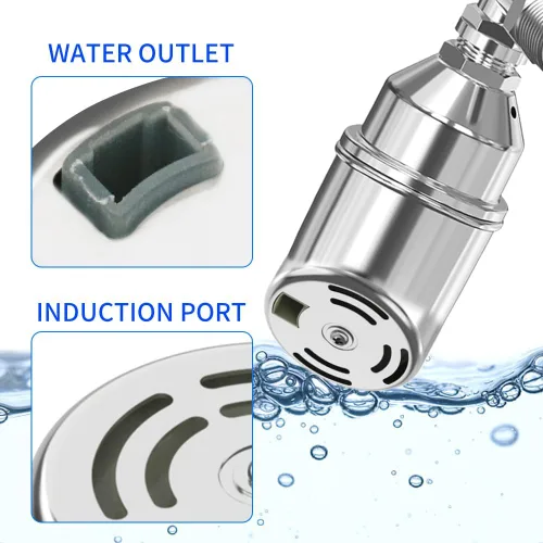 Vista 5 de Válvula de flotador con control automático de nivel de agua de 3/4 pulgadas, acero inoxidable 304, mini válvula de flotador de apagado automático