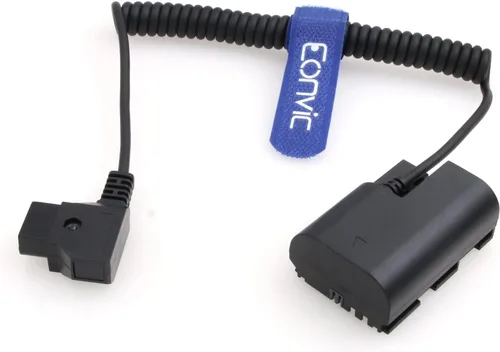 Vista 3 de D-Tap a LP-E6 - Cable de alimentación para monitor SmallHD 501/502 702 (línea enrollada)