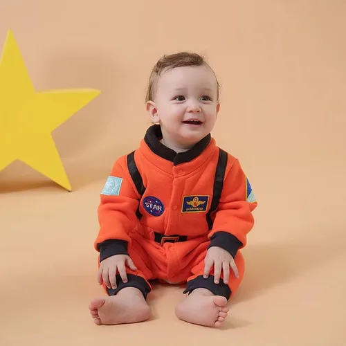 Vista 5 de Disfraz de animal para bebé, traje unisex para niños pequeños, disfraz de Halloween
