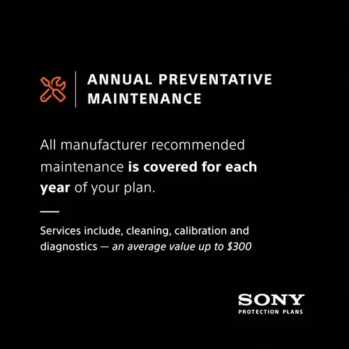 Vista 5 de Sony Protect Plus 2 Year Plan for Cameras and Lenses ($2000-$2999.99) [Activation required]