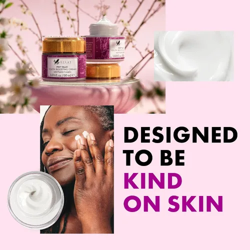 Vista 6 de Eclat Skincare Crema Facial Antienvejecimiento – Hidratante Facial con Péptidos de Colágeno, Ácido Hialurónico y Vitaminas C+E – Mejora Líneas Finas