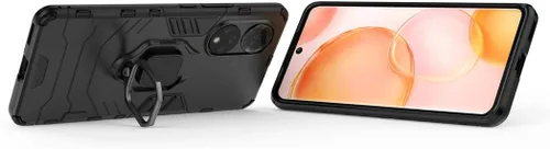Vista 2 de MaiJin Compatible con Huawei Nova 9, Honor 50, soporte de anillo de metal, a prueba de golpes, parachoques duro