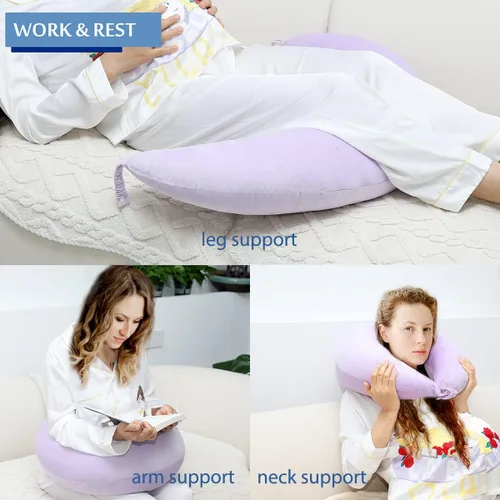 Vista 6 de BBL - Almohada para después de la cirugía, almohada BBL para sentarse, dormir conduciendo, cojín de asiento de almohada para hemorroides