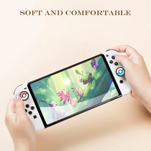 Vista 9 de PERFECTSIGHT Juego de 4 fundas para palanca de mando para Switch Lite/OLED, para Nintendo Switch, para Switch Lite/OLED, cubierta de botón analógica