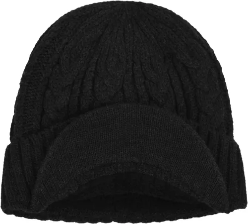 Vista 16 de Janey&Rubbins Gorro de punto diario con orejeras con forro polar y calavera