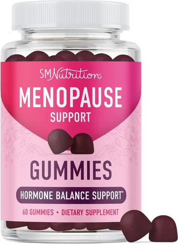Vista 10 de Suplementos para la menopausia para mujeres, sofocos y sudores nocturnos, equilibrio hormonal, alivio de la menopausia para mujeres y apoyo