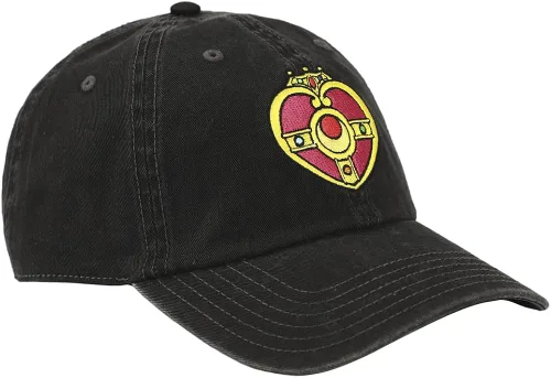 Vista 3 de Bioworld Sailor Moon - Emblemas bordados con diseño de pigmento, sombrero ajustable