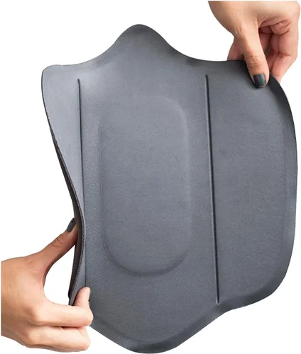 Vista 7 de M&D 0105 - Tabla de compresión para abdominales y liposcirugía, para después de la abdominoplastia, color gris, Gris 9105