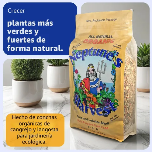 Vista 2 de Neptune's Harvest Concha de Cangrejo y Langosta, 1.8 kg